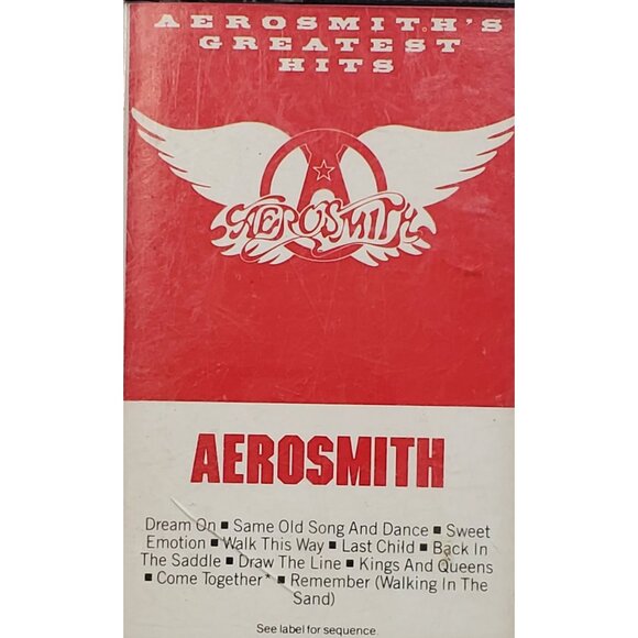 Aerosmith Greatest Hits Cassette Tape 1978 Columbia Records Audio Music Album - Picture 1 of 8